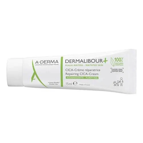 A-Derma Dermalibour + Cica reparierende Creme, 15 ml
