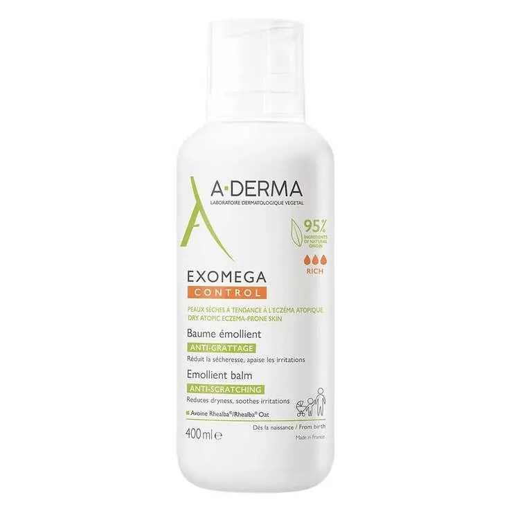 A-Derma Exomega Control Balsam rückfettend, 400 ml