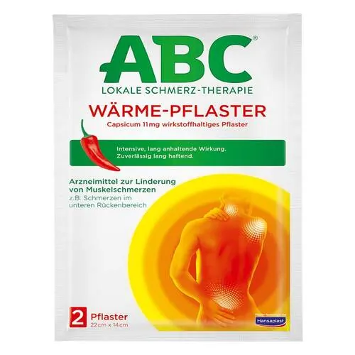 Abc Wärme-Pflaster Capsicum Hansaplast med 14x22, 2 St