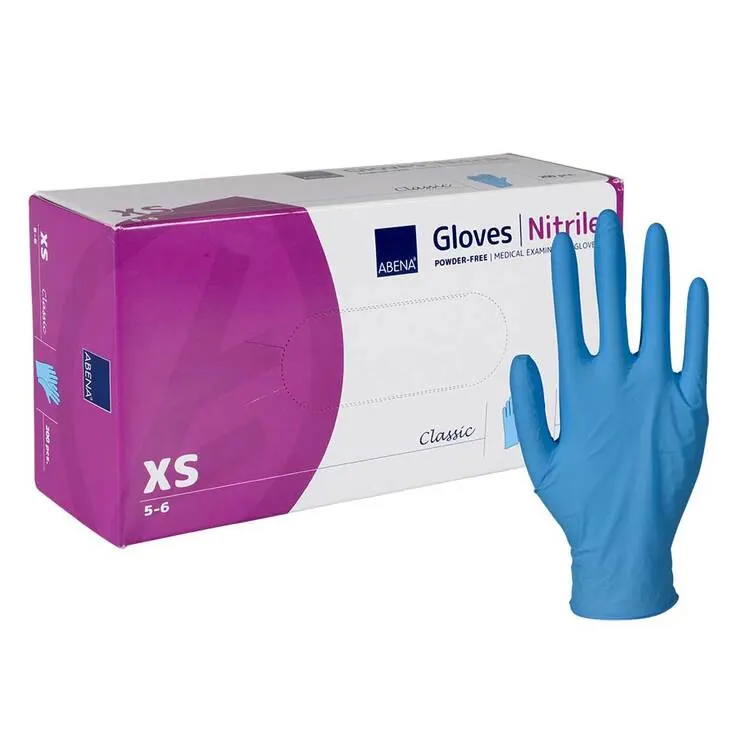 Abena Classic Nitril Untersuchungshandschuhe unste.pf XS blau, 200 St