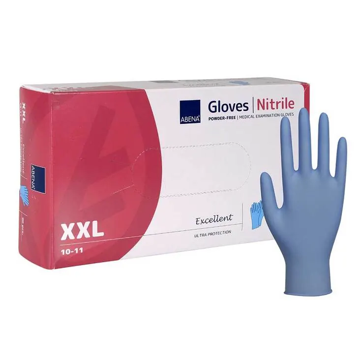 Abena Nitril U.Hands.Excellent puderfrei XXL blau, 90 St