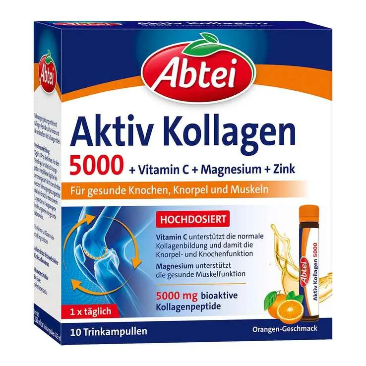 Abtei Aktiv Kollagen 5.000 Trinkampullen, 10X25 ml