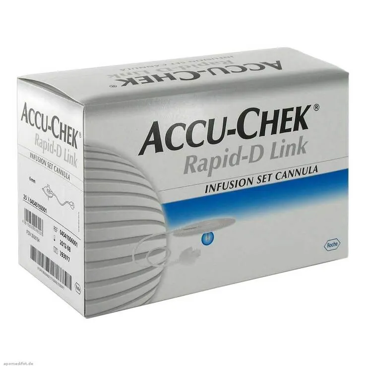 Accu Chek Rapid D Link Cannula 6 Kanüle, 25 St