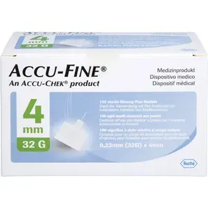 ACCUFINEsterileNadelnf.Insulinpens4mm32G100St
