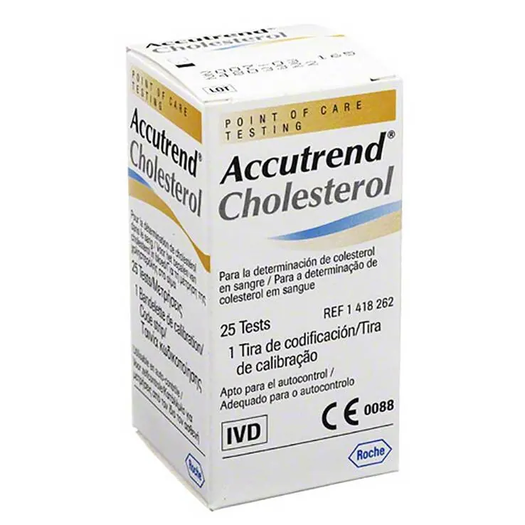 Accutrend Cholesterol Testst, 25 St