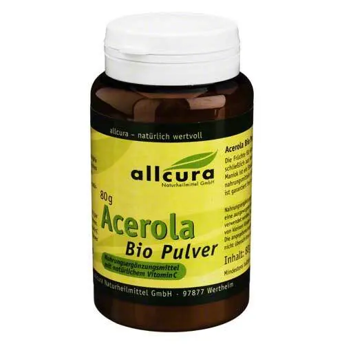 Acerola Bio Pulver, 80 g