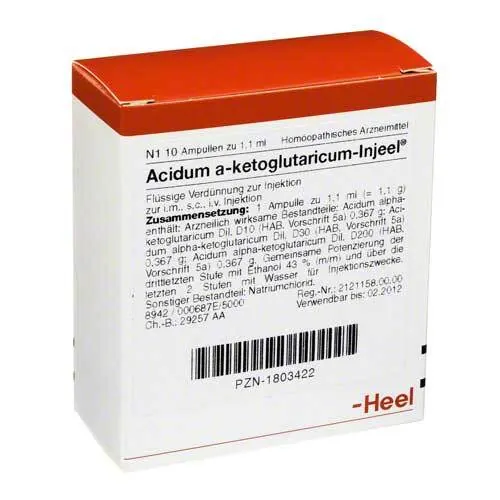 Acidum Alpha-Ketoglutaricum Injeel Ampullen, 10 St