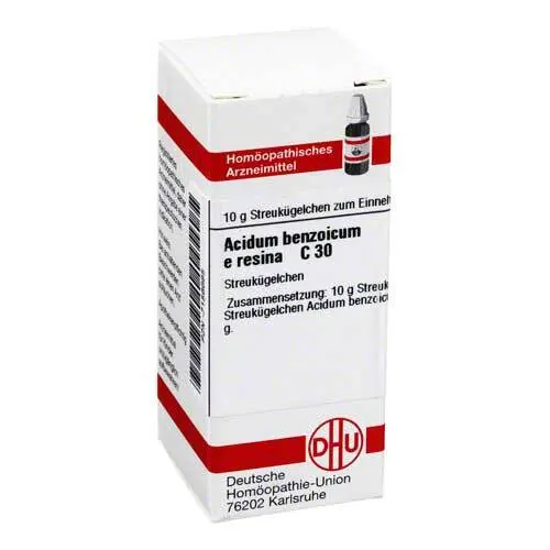 Acidum Benzoicum E Resina C 30 Globuli, 10 g