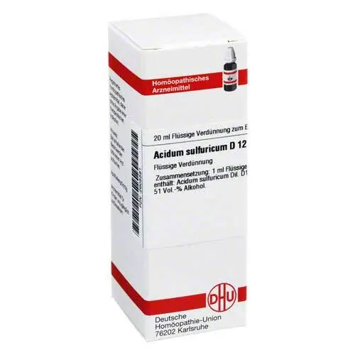ACIDUM SULFURICUM D 12 Dilution, 20 ml