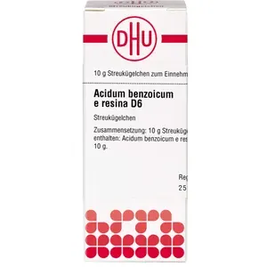ACIDUMBENZOICUMEResinaD6Globuli10g