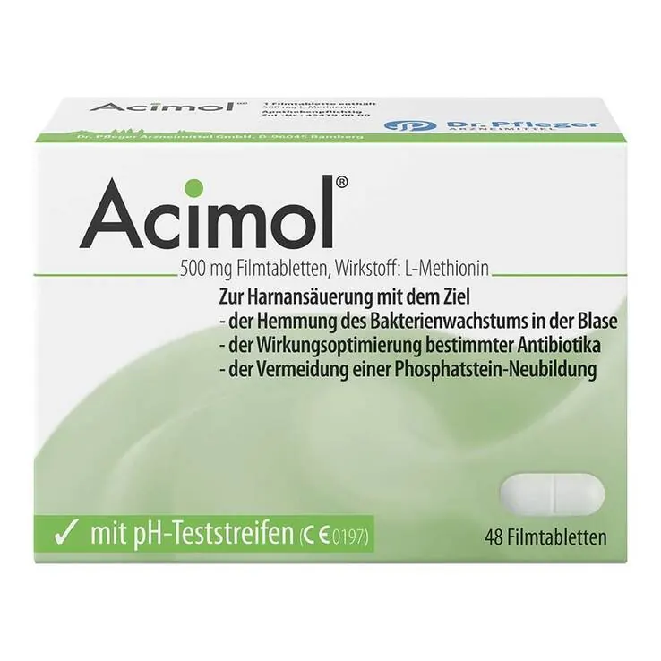 Acimol mit pH Teststreifen Filmtabletten, 48 St