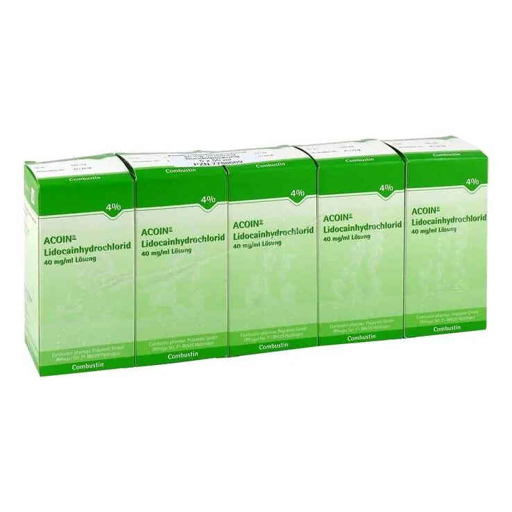Acoin Lidocainhydrochlorid 40 mg / ml Lösung, 5X50 ml