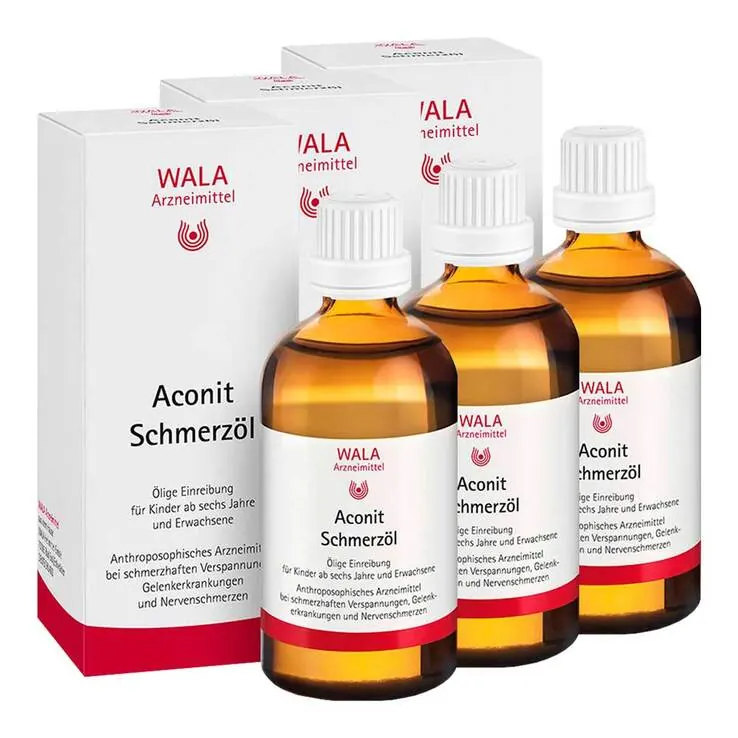 Aconit Schmerzöl, 3x100 ml