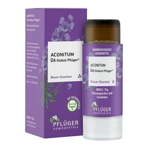 Aconitum D 6 Globuli Pflüger Globulispender, 10 g