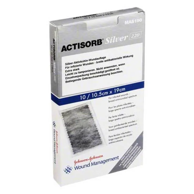 Actisorb 220 Silver 19x10,5, 10 St