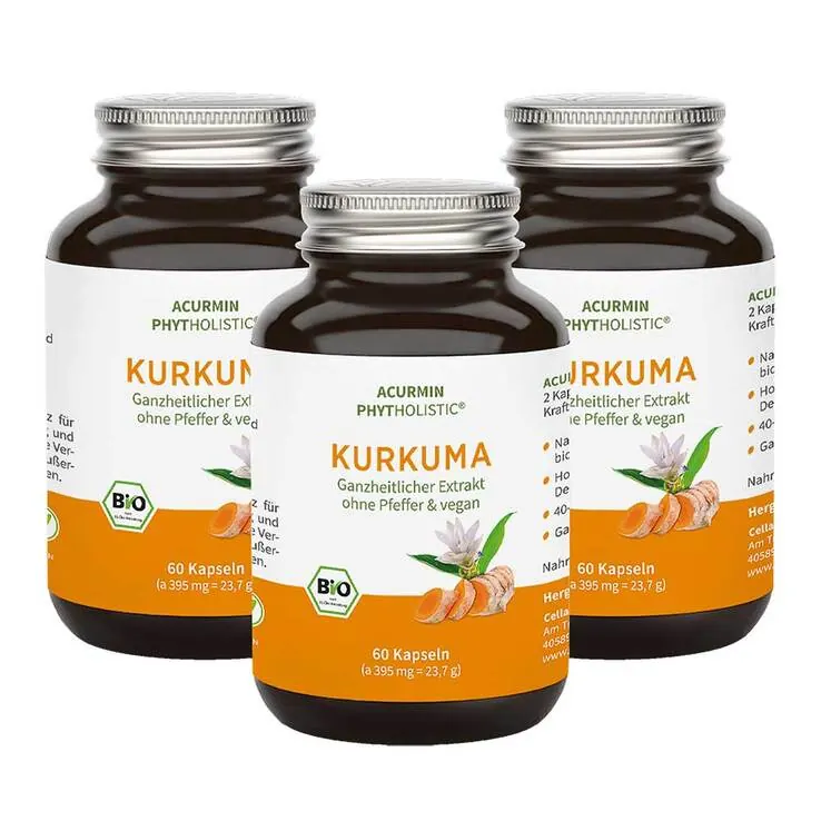 Acurmin Phytholistic Bio-Curcuma-Extrakt Kapseln, 180 St