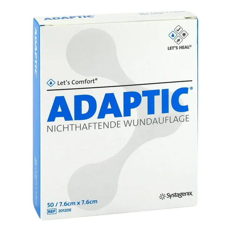 Adaptic 7,6x7,6cm feuchte Wundauflage, 50 St