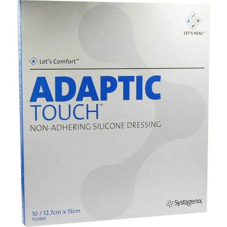Adaptic Touch 12,7x15cm Non Adher.Sil.D.Wundgaze, 10 St