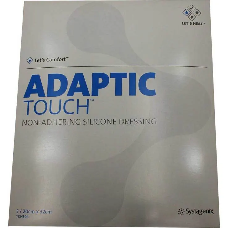 Adaptic Touch 20x32cm Non Adher.Sil.D.Wundgaze, 5 St