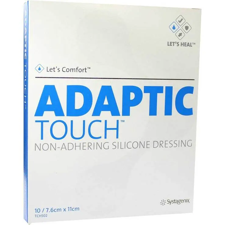 Adaptic Touch 7,6x11cm Non Adher.Sil.D.Wundgaze, 10 St