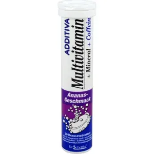 ADDITIVAMultivit.+Mineral+Coff.AnanasRBr.-Tabl.20Stück