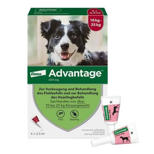 Advantage 250 Lösung für Hunde 10-25 kg, 4 St