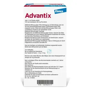 ADVANTIXSpot-onLsg.z.Auftr.a.d.H.f.Hund4-10kg4St