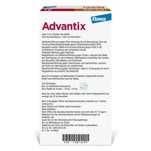 ADVANTIXSpot-onLsg.z.Auftr.a.d.H.f.Hund40-60kg24ml