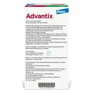 ADVANTIXSpot-onLsg.z.Auftr.a.d.H.f.Hundbis4kg4St