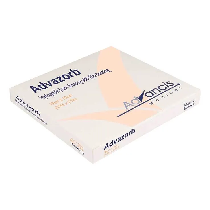 Advazorb PU Schaumverband 10x10 cm, 10 St