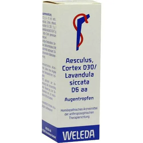 Aesculus Cortex D 30 / Lavandula D 6 aa Augentropfen, 10 ml