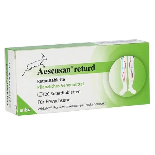 Aescusan retard Retardtabletten, 20 St