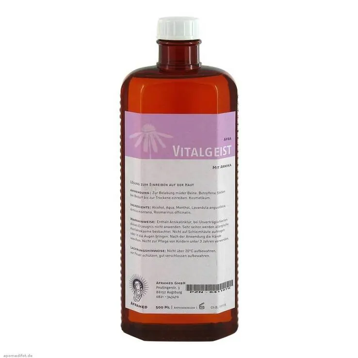 Afra Vitalgeist Einreibung, 500 ml