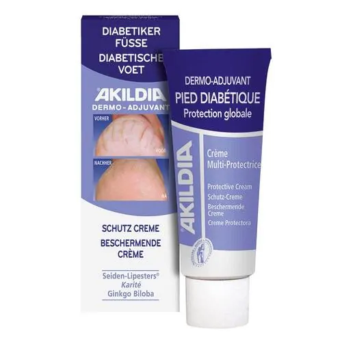Akildia Fuß Schutzcreme für Diabetiker, 75 ml