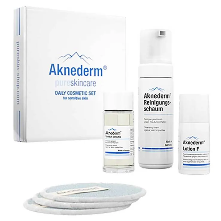 Aknederm Daily Cosmetic Set sensitive skin, 1 P