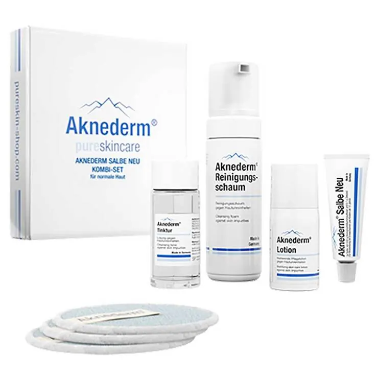 Aknederm Salbe Neu Kombiset für normale Haut, 1 P