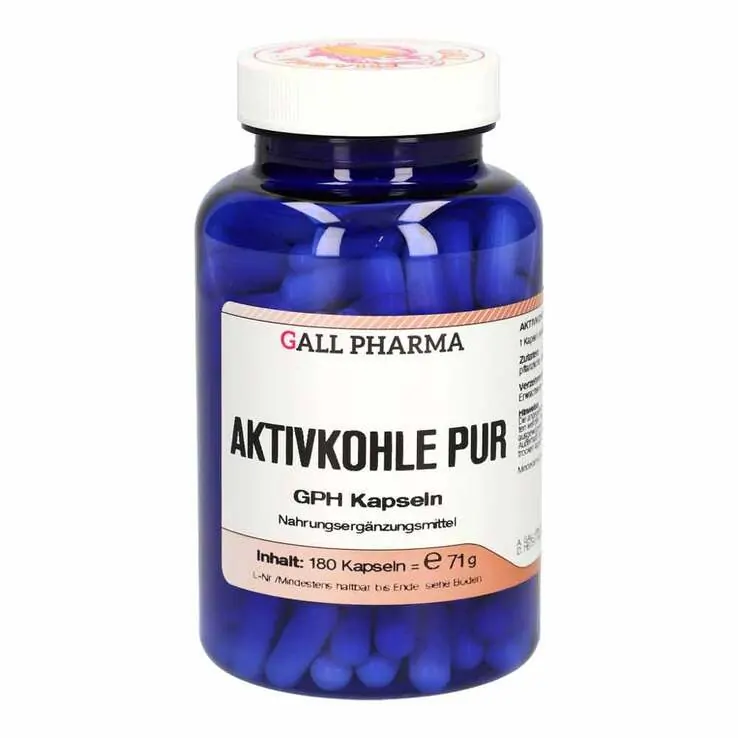 Aktivkohle Kapseln Pur GPH, 180 St