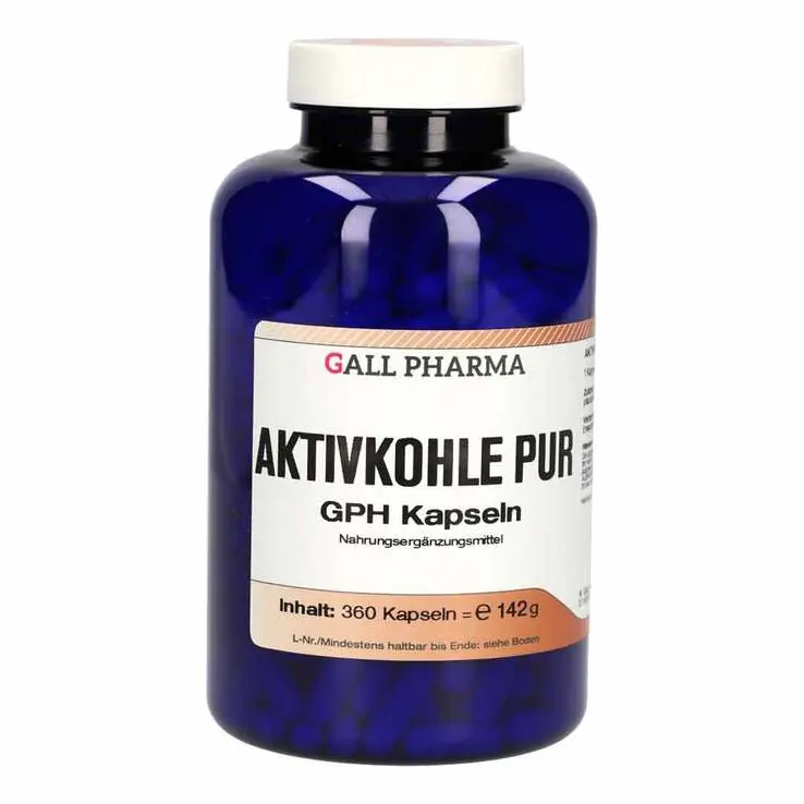 Aktivkohle Kapseln Pur GPH, 360 St