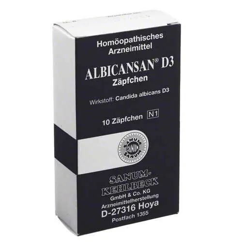 ALBICANSAN D 3 Zäpfchen, 10 St