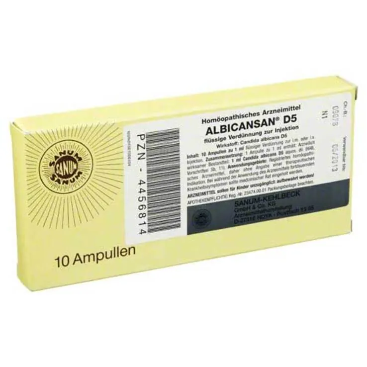 Albicansan D 5 Ampullen, 10X1 ml