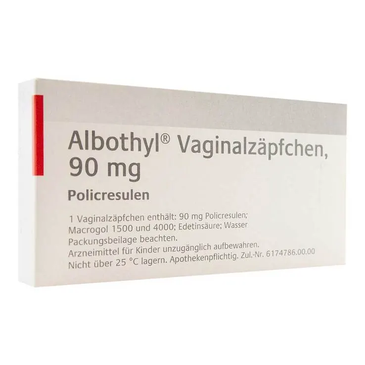 Albothyl Vaginalzäpfchen, 6 St