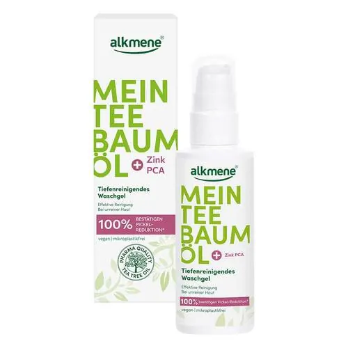 ALKMENE Mein Teebaumöl tiefenreinigendes Waschgel, 150 ml