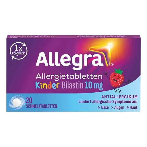 Allegra Allergietabletten Kinder 10 mg Schmelztab., 20 St