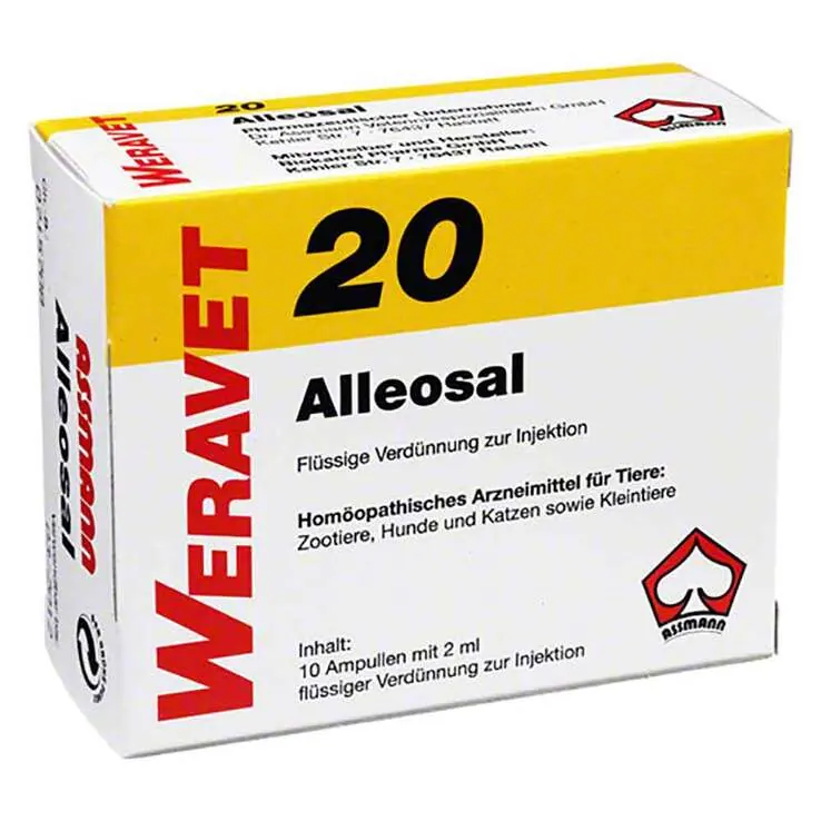 Alleosal 20 vet. Ampullen, 10X2 ml