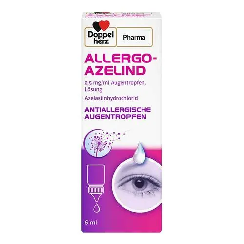 Allergo-Azelind DoppelherzPha. 0,5 mg / ml Augentropfen, 6 ml