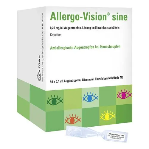 Allergo-Vision sine 0,25 mg / ml AT im Einzeldo.beh., 50X0.4 ml