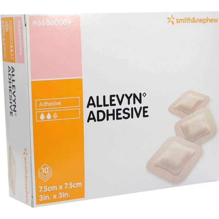 Allevyn Adhesive 7,5x7,5 cm Hydrozell.Verband, 10 St
