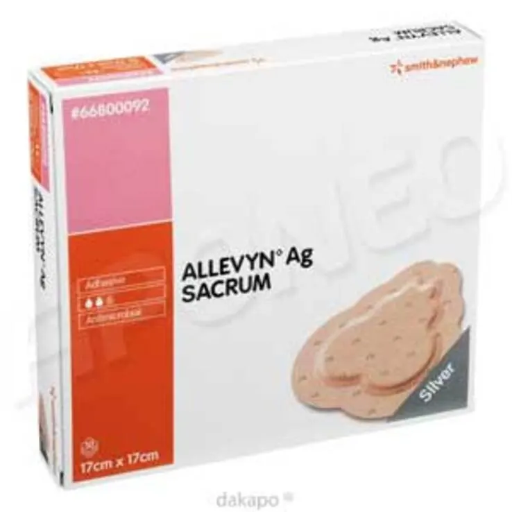 Allevyn Ag Sacrum 17x17 cm Verband, 10 St