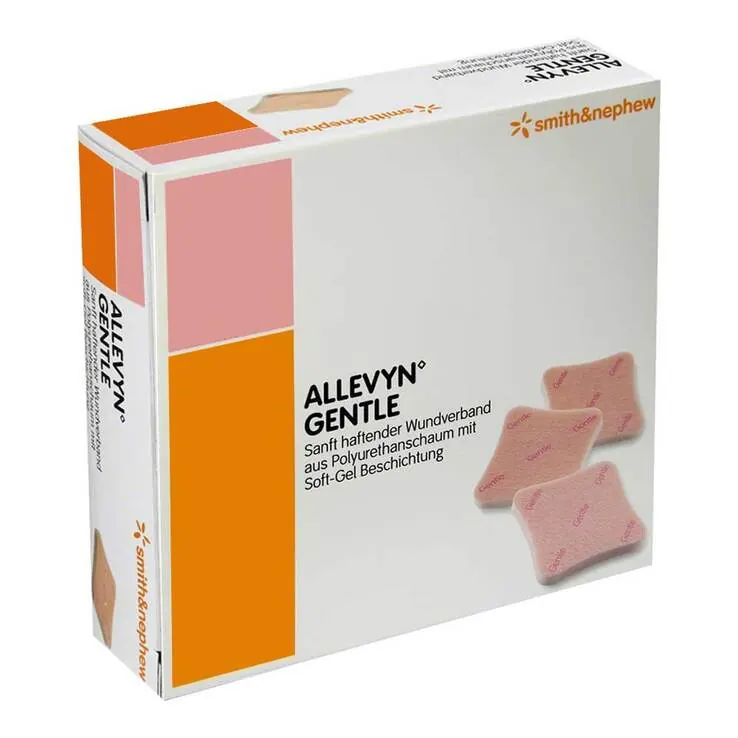 Allevyn Gentle 10x10 cm Schaumverband , 5 St