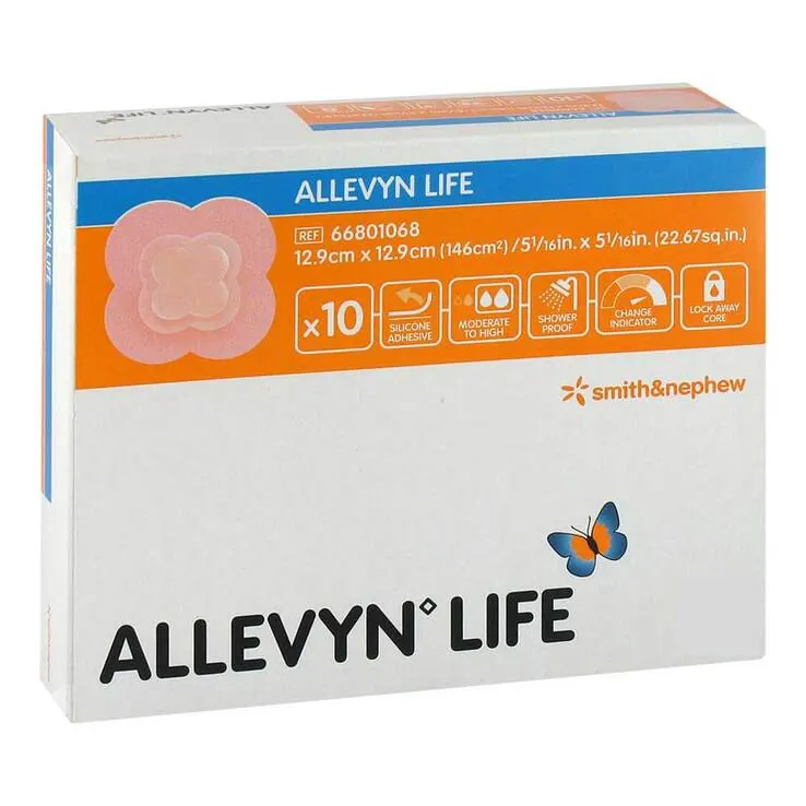 Allevyn Life 12,9x12,9 cm Silikonschaumverband, 10 St